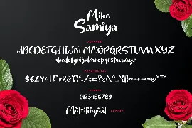 Mike Samiya - Cute Font