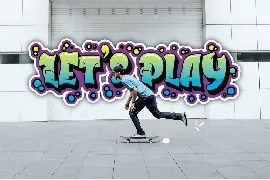 Street Air - Urban Graffiti Font