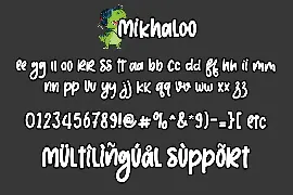 Mikhaloo font