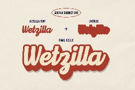 Wetzilla font