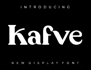 Kafve Font