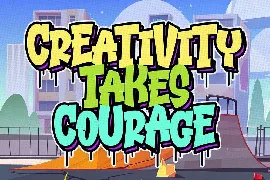 Gemstone Graffiti Font