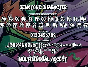 Gemstone Graffiti Font