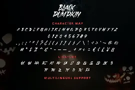 Black Pumpkin font