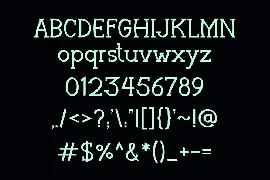 Anfures Logo font