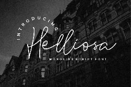 Helliosa Script font