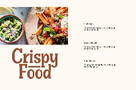 Crispy Food font