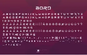 Bord font