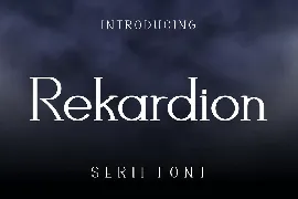 Rekardion Font