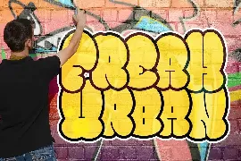 Bomber Throw Urban Graffiti Font