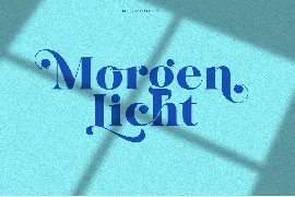 Morgenlicht font