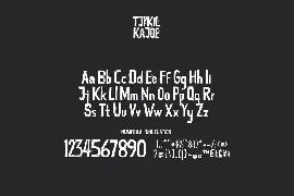 Tjoekil Kajoe - Vernacular Type font