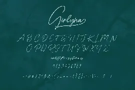 Girlyna Script Font