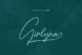 Girlyna Script Font