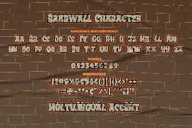 Bradwall Graffiti Font