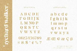 Rychard Walker | Modern Serif Font