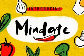 Mindate Handwritten font