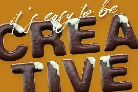 Ice Cream Color Font