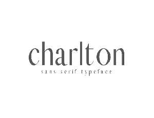 Charlton Sans Serif Font Family