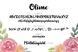 Olime - Cute Font