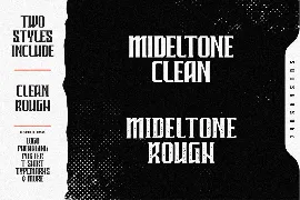 Mideltone Gothic font