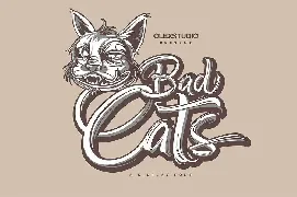 BADCATS font