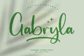 Gabryla Modern Script Font