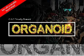 Organoid font