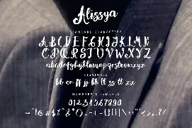 Alissya Typeface font