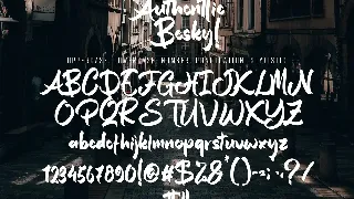 Authentic Besky font