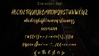 Gangster - Rough Brush Font