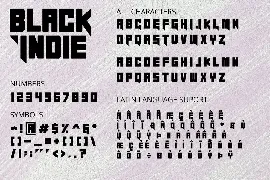 Black Indie - Display Font