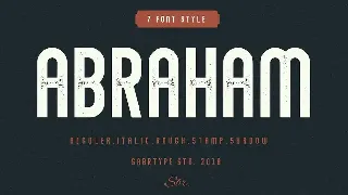 Abraham Font Family