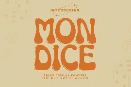 Mondice font