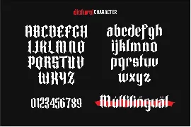 Distorsi Blackletters font