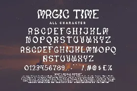 Magic Time Blackletter Display Font