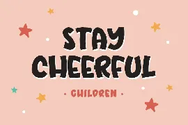 Cheering Mood - Cute Playful Font