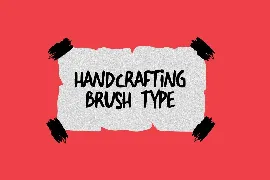 Berantakan Brush Typeface font