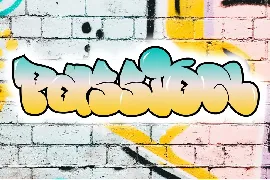 Wushand - Graffiti Thick Font