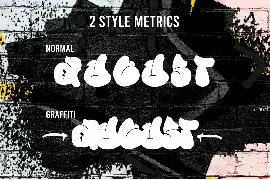 Wushand - Graffiti Thick Font