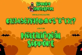 Spooky Christmas font