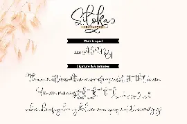 Siloka | Script Font