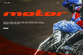 Throttle - Modern Racing Sport Font