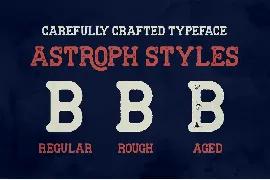 Astroph - Retro Slab Serif font