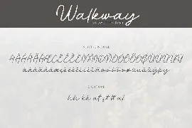 Walkway Font