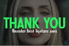 Fhunster Best Ligature Sans font