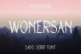 Wonersan Font