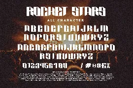 Rocket Stars Blackletter Display Font