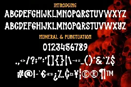 Crime Scream - Halloween Display Font