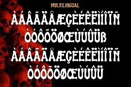 Crime Scream - Halloween Display Font